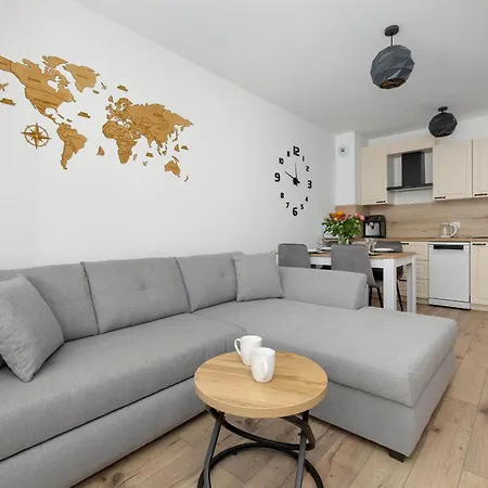 Apartmán Enklawa - Z Tarasem Blisko Plazy I Jeziora By Renters *